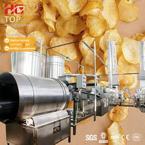 Automatico di patate naturale chip linea di produzione della macchina/patate fresche chip linea di produzione della patata/patata croccante friggitrice - Product Image 1