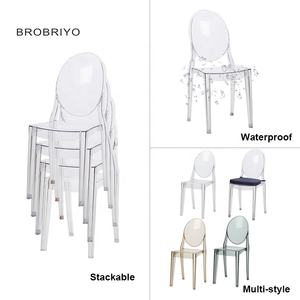 Chaises <span class=keywords><strong>Victoria</strong></span> <span class=keywords><strong>Ghost</strong></span> de mariage clair en résine acrylique d'approvisionnement d'usine - Product Image 2