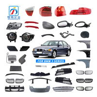 Pour BMW Série 3 E46 Cache de pare-brise déflecteur de pluie 1998-2006 LHD RHD OEM 51718208483 ABS Cache de remplacement