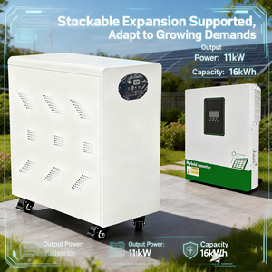 Sistema de Almacenamiento de Energía <span class=keywords><strong>Solar</strong></span> de 16 kWh, Instalación Flexible, Modo Dual, Certificado CE, Compatible <span class=keywords><strong>con</strong></span> Paneles Solares para Hogar y Negocios - Product Image 3