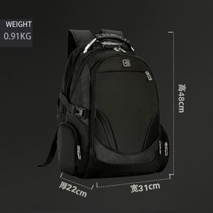 Mochila Impermeable para Portátil, Diseño Escolar, Universitario, para Herramientas, Negra, con Logotipo Personalizado, para Viajes - Product Image 6