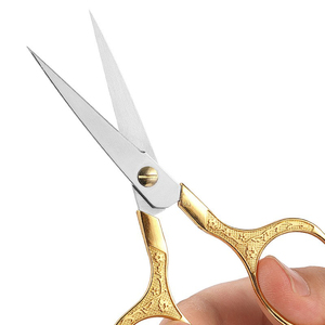 Thép Không Gỉ Cổ Điển Cổ Điển May Thủ Công Kéo Vải Cắt Kéo Thợ May - Product Image 4