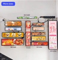 Écran LCD étiré 16:9 de 23,1, 35, 37, 47,1 pouces pour affichage publicitaire en magasin, en ascenseur, en intérieur, mural