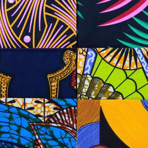 Tissu imprimé africain en gros, tissu textile, tissu africain Ankara, 6 yards de tissu imprimé en <span class=keywords><strong>cire</strong></span> - Product Image 6