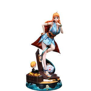 ของเล่นเรซิ่นพีวีซีแบบกำหนดเองจากโรงงานผู้ผลิต (OEM) คุณภาพสูง แอคชั่นฟิกเกอร์และของเล่น ขนาด 45 ซม. สไตล์สุภาพบุรุษในชุดกิโมโน สาวสวยเซ็กซี่ อนิเมะวันพีซ ตัวละครนามิ - Product Image 1