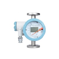 Rotamètre en acier inoxydable OEM personnalisable hydrogène chlore débitmètre médical métal Tube Rotar débitmètre alarme pour Air gaz