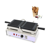 Machine à frites électrique 2000W manuelle en acier inoxydable