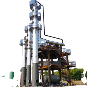 Hengchuang Technologie 50Ton Continue Pyrolyse Olie Naar Diesel Destillatie Plant
