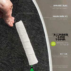 Nueva Idea para Nuevas Empresas, Precio Económico, Alta Calidad, Venta al por Mayor, Overgrip Antideslizante y Absorbente de Sudor de Tela de Rizo para Tenis y Bádminton - Product Image 3