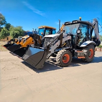 WZ30-25 Backhoe Loader Nyaman 4WD 6000 kg 1.3 CBM Bucket Boom Teleskopik 5.5 m Kedalaman Penggalian Mesin Yunnei Pompa Eaton Excavator
