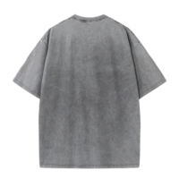 T-shirt Homme Personnalisé US STOCK, Lavage Acide, Streetwear Hip Hop, 100% Coton, Avec Logo, Surdimensionné, Vintage