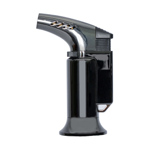 Nouveau style coupe-vent rechargeable Logos personnalisés briquet torche oblique pour la vente en gros en vrac - Product Image 1