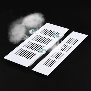 Breathable Mesh Aluminum Alloy Ventilation Grille For Cabinet Wardrobe Door Wall Mount Detachable Heat Dissipation Cover - Product Image 2