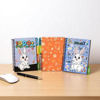 Libro para Colorear con Pegatinas y Plantillas de Papel PP, Set Creativo de Bricolaje para Niños, Material de Aprendizaje Interesante para la Creación Artística
