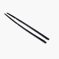 Kit d'extension de bas de caisse en ABS noir brillant pour Volkswagen Multivan T7 2024 et plus
