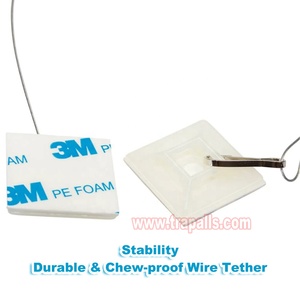 Boîte à appâts pour rongeurs d'extérieur et d'intérieur avec câble de fixation, kit de colle d'ancrage pour station d'appâts, câble d'ancrage pour station d'appâts pour rongeurs - Product Image 3