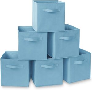 Cubo de tela no tejida para armario, dormitorio, juguetes, ropa, almacenamiento en el hogar, contenedor de tela plegable, caja organizadora - Product Image 5