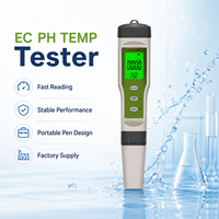 Stylo testeur d'eau 5 en 1 TDS EC PH Salinité Température pour l'eau potable, l'aquarium, l'hydroponie et la piscine