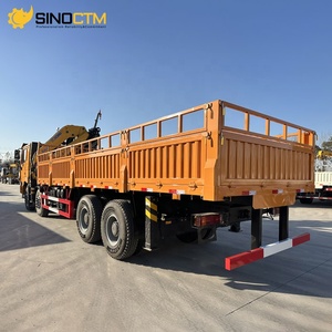Camion-grue multi-usage Shacman 371 ch 8x4 12 roues 20 tonnes avec grue à bras articulé et grue à flèche articulée - Prix - Product Image 5