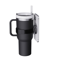 2024 nouveau support de téléphone universel pour 10-40oz bouteille d'eau gobelet tasse Gym poussette pliable magnétique support de téléphone pour téléphone portable