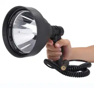 Ручной фонарик с перезаряжаемым аккумулятором, светодиодный охотничий фонарь на 12 В, фонарь для экстренного морского прожектора