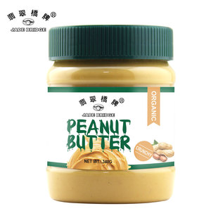 Prix d'usine 340 g <span class=keywords><strong>Beurre</strong></span> <span class=keywords><strong>de</strong></span> cacahuète biologique croquant Jade Bridge en gros pour les supermarchés - Product Image 2