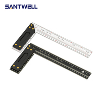 Règle carrée de traçage multi-trous pour le travail du bois, jauge de marquage de positionnement à angle droit de 90 degrés pour la mesure et le traçage du menuisier