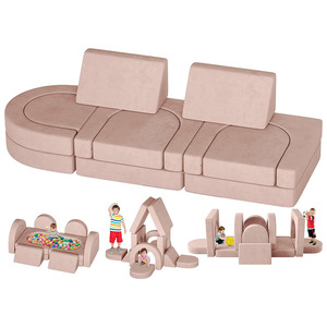 Coussins de canapé combinables pour enfants, forme géométrique, mousse éponge haute élasticité, blocs de construction ludiques, unisexe, pour grimpeurs d'intérieur - Product Image 3