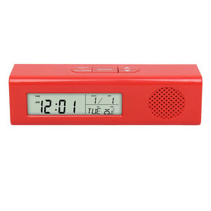 Reloj Despertador Digital LED Multifunción con Radio FM, Pantalla de Temperatura y Función de Repetición para Hogar y Oficina - Product Image 1