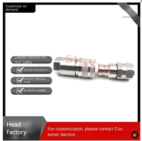 SHJH-LOK forgé Interchangeable Swagelok 316 Acier inoxydable poli 1/2in(10) JH-PTF d'accouplement rapide hydraulique à tête hexagonale