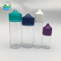 CHAUDE Bouteille en plastique PET V3 de 10ml 20ml 30ml 60ml 100ml Bouteilles compte-gouttes liquides pour jus Bouteille à presser d'huile essentielle
