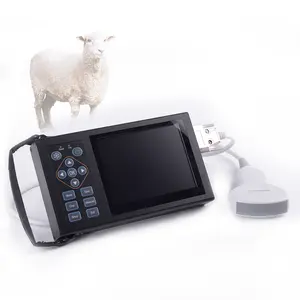 Macchina portatile da 5.6 pollici per maiale/pecora/cane/gatto, animale, suini di mucca, scanner a ultrasuoni portatile veterinario per gatti