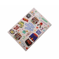Cahiers écologiques à couverture souple durable, pages lignées, reliure cousue, motifs mignons, logo personnalisé pour les cours, la planification de projets