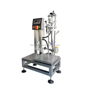 Semi Automatic Linear Piston 10L Lubricant Oil Filling Machine Liquid Filling Weighing Machine