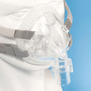 Venta al por mayor nuevo diseño máscara cojín reemplazo cara completa <span class=keywords><strong>BIPAP</strong></span> CPAP máscara con tocado - Product Image 3