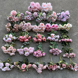 Stelo di Rosa Artificiale Rosa per Matrimoni e Decorazioni Domestiche - Vendita all'Ingrosso - Product Image 5