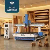 Fresadora CNC de 4 Ejes para Madera de Alta Resistencia 2030, Máquina de Tallado de Superficies Curvas 3D con Servoaccionamiento para Espuma, MDF y Madera Contrachapada