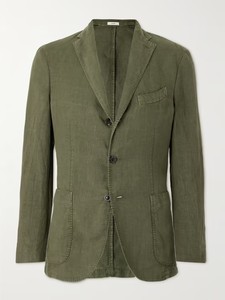 Summer Beach Business lino <span class=keywords><strong>uomo</strong></span> abiti su misura 2 pezzi <span class=keywords><strong>giacca</strong></span> con pantaloni smoking formale <span class=keywords><strong>Blazer</strong></span> pantaloni Party Wear abbigliamento <span class=keywords><strong>uomo</strong></span> - Product Image 2