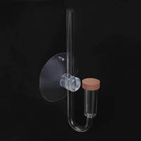 Diffuseur de CO2 pour aquarium en acrylique, fixation par ventouse, atomiseur, compteur de bulles, aquarium, réservoir de poissons, régulateur de CO2 pour plantes aquatiques, herbe aquatique