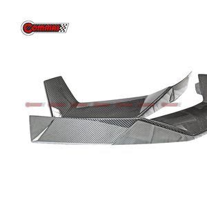 For Lamborghini Aventador LP700 Carbon Fiber Front Bumper <b>Lip</b> <b>Splitter</b> Cover Novi Style Front Wrap Angle - Product Image 4
