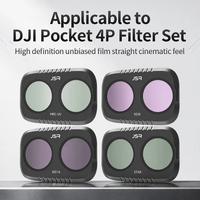 Pour DJI Osmo Pocket 4P : Kits de filtres pour objectif d'appareil photo UV CPL ND8 ND16 ND32 ND64, filtre de protection optique nocturne en verre, accessoire