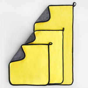 Toalla <span class=keywords><strong>de</strong></span> microfibra personalizada para el cuidado del coche, paño grueso <span class=keywords><strong>de</strong></span> alta calidad <span class=keywords><strong>de</strong></span> secado rápido, 800gsm - Product Image 4