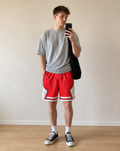 Ensemble de pyjama en viscose de bambou pour homme, haut à manches longues et short, vêtements de nuit, OEM ODM personnalisé - Product Image 5