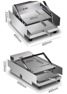 Fournisseur double machine à hamburger Four à pain chauffant <span class=keywords><strong>Panini</strong></span> Four à pain commercial Machine électrique à hamburger à pain 220V - Product Image 2
