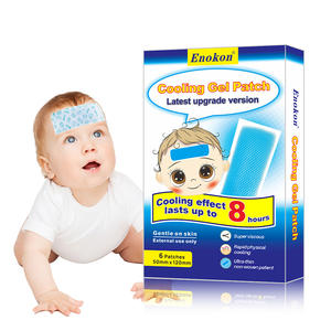 Febbre da mentolo che riduce il Gel per la fronte per bambini con Patch Cool per il disagio lenisce il mal di testa impacchi caldi e freddi - Product Image 4