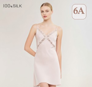 Nuova <span class=keywords><strong>Camicia</strong></span> da <span class=keywords><strong>Notte</strong></span> Estiva 2025 in <span class=keywords><strong>Seta</strong></span>, Sexy con Schiena Scoperta e Spalline, Pigiama 100% <span class=keywords><strong>Seta</strong></span> <span class=keywords><strong>di</strong></span> Gelso per Donna - Product Image 3