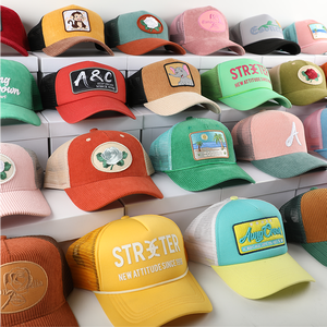 OEM Chất Lượng Cao Mens Trucker Mũ Bán Buôn Biểu Tượng Tùy Chỉnh Thêu 5 Bảng Điều Chỉnh Lưới Bọt Trucker Hat - Product Image 2