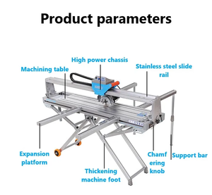 Machine de découpe entièrement automatique, machine à chanfreiner et à bordsurer, machine à rainurer les carreaux Wandeli QX-ZD-1200 - Product Image 6