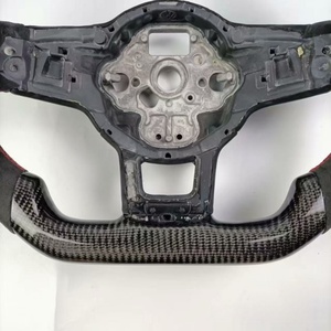 Volante de Fibra de Carbono para Volkswagen CC MAGOTAN VW Golf 6 Golf 7R MK6 MK7 MK7.5 <span class=keywords><strong>Polo</strong></span> Tiguan Passat GTl - Product Image 5