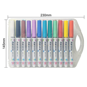 Venta al por mayor, precio barato, 24 colores, <span class=keywords><strong>tipo</strong></span> líquido directo, bolígrafos de pintura acrílica, DIY rotulador de pintor, juego de <span class=keywords><strong>rotuladores</strong></span> de pintura acrílica - Product Image 1